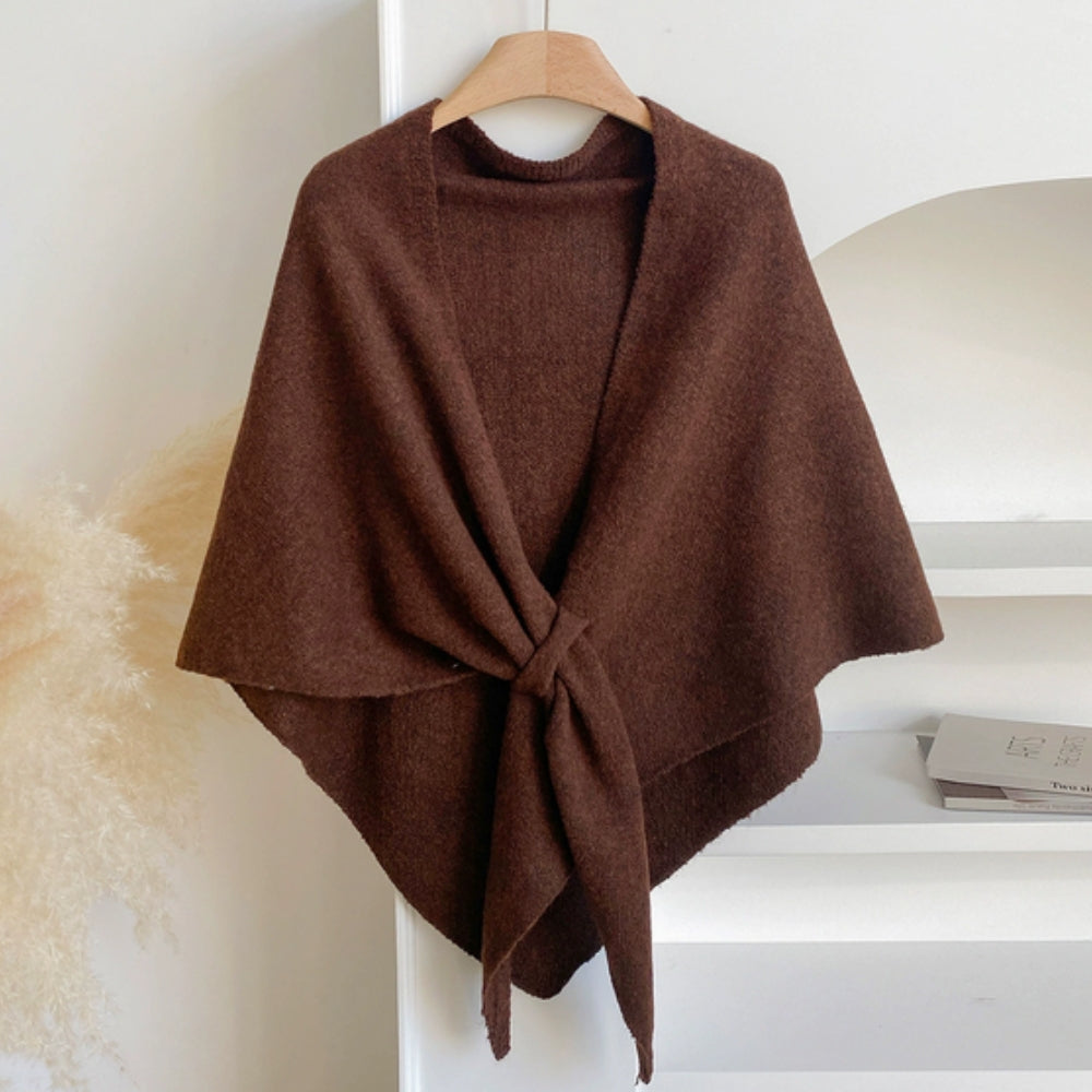 Driehoekige Zachte Poncho Sjaal Cape