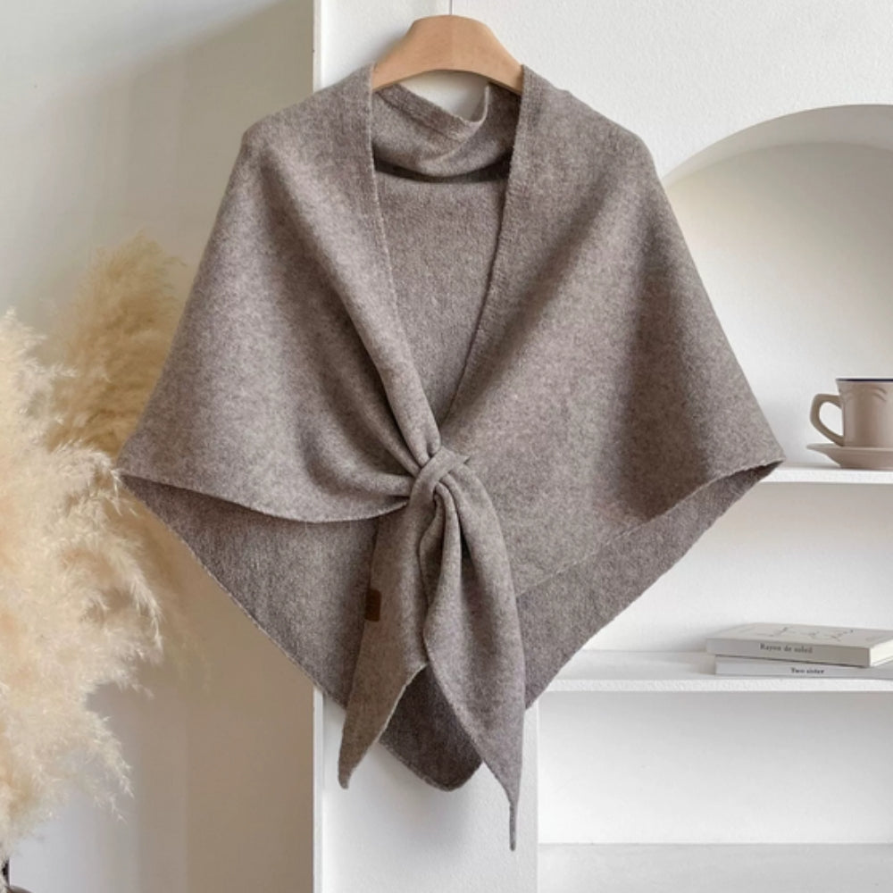 Driehoekige Zachte Poncho Sjaal Cape