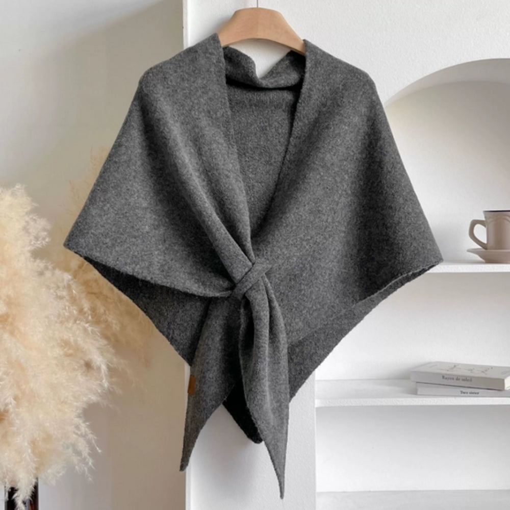 Driehoekige Zachte Poncho Sjaal Cape