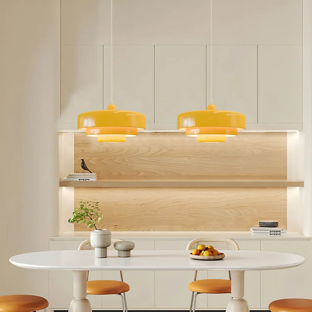 Hind Drievoudige Laag Schijf Macaron Hanglamp