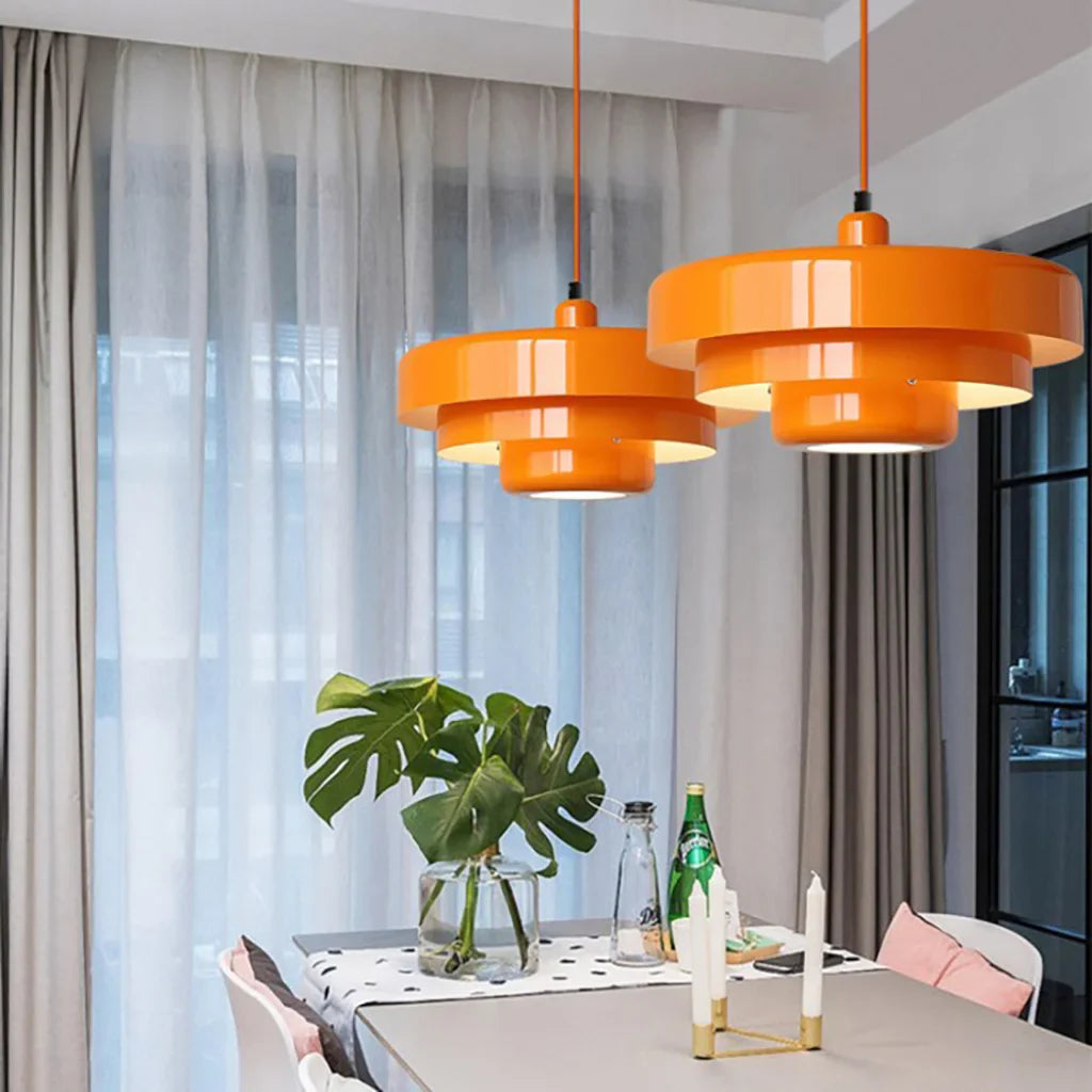 Hind Drievoudige Laag Schijf Macaron Hanglamp