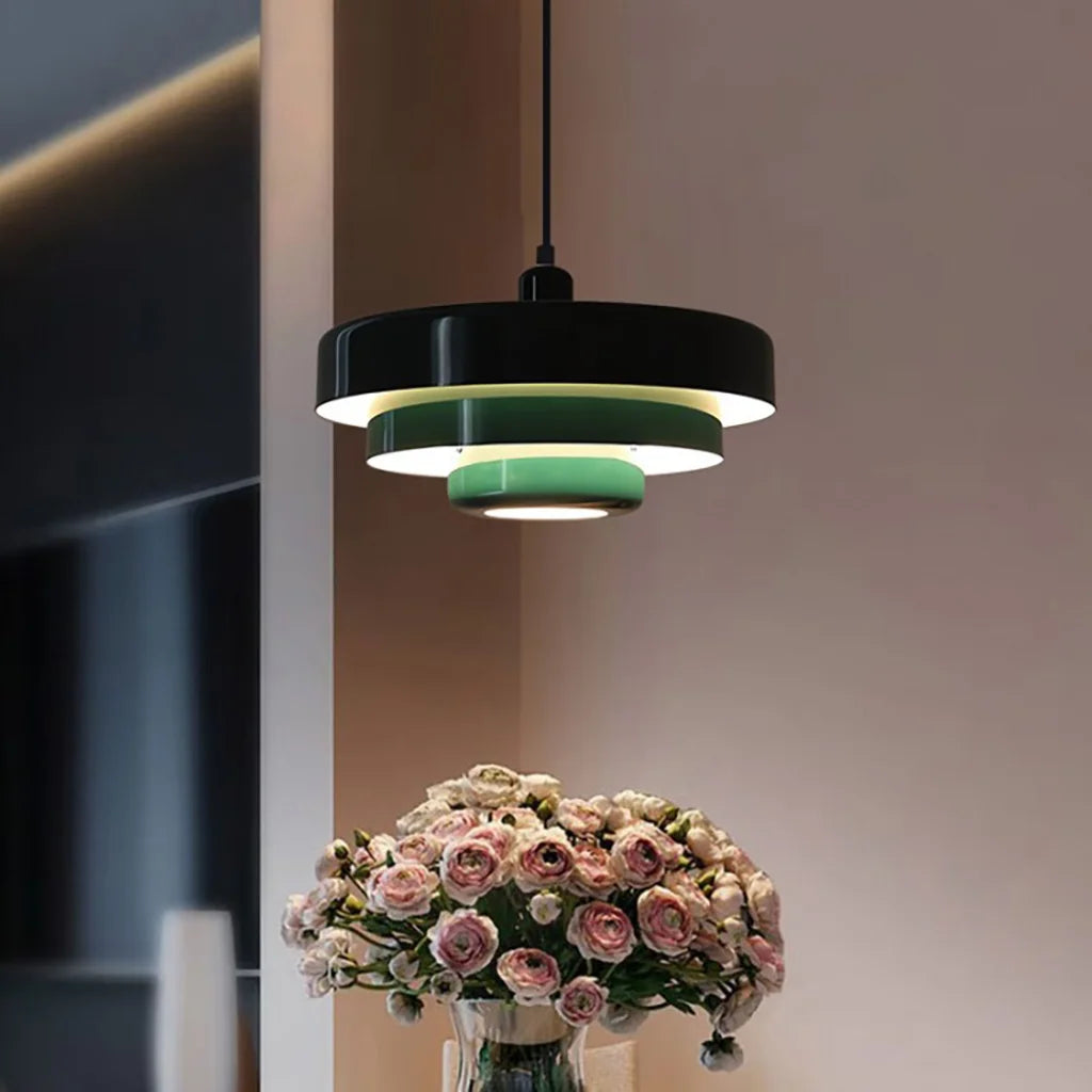 Hind Drievoudige Laag Schijf Macaron Hanglamp