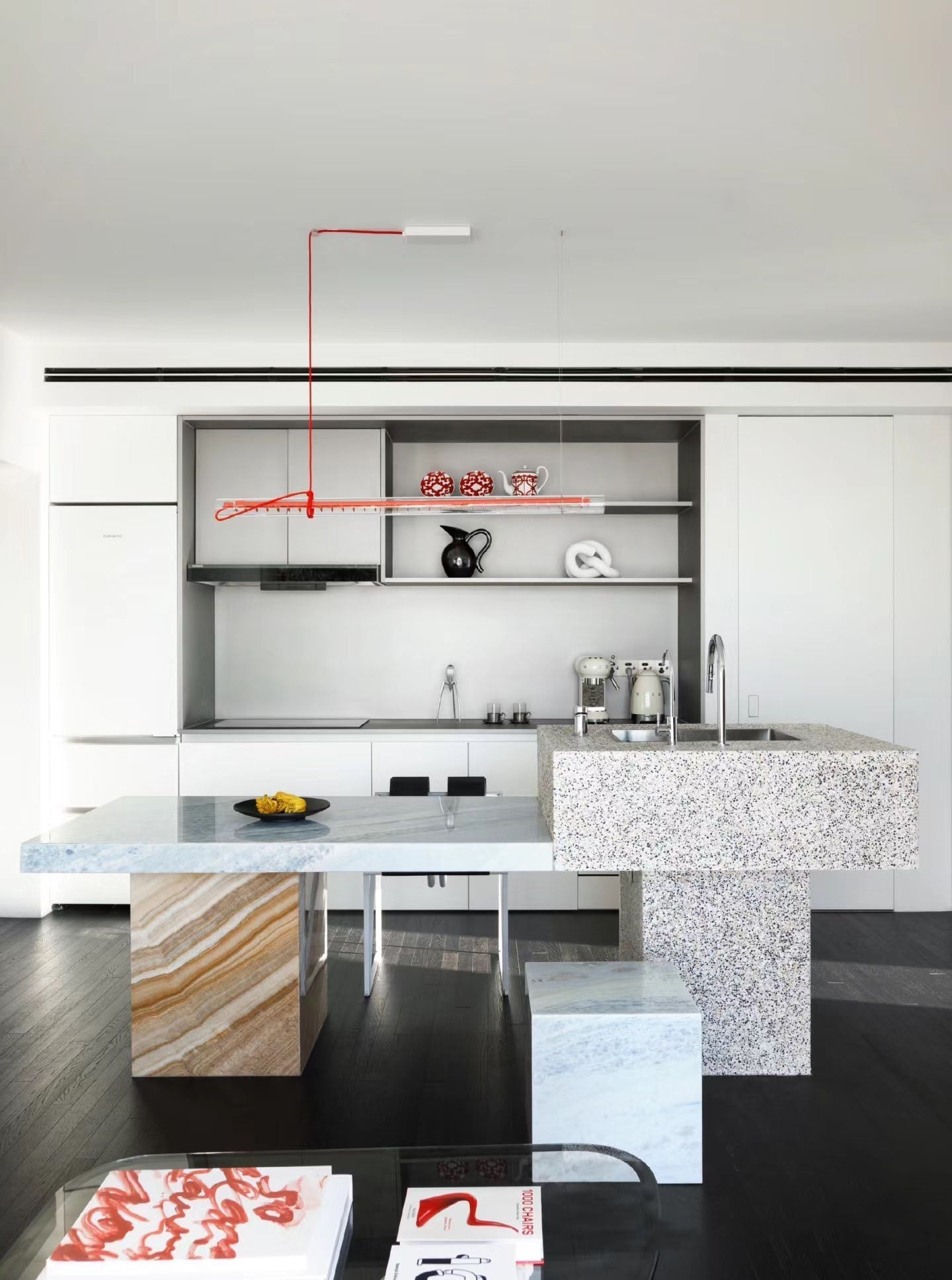 Cata Moderne Minimalisme Lineair LED Glas Licht Hanglamp