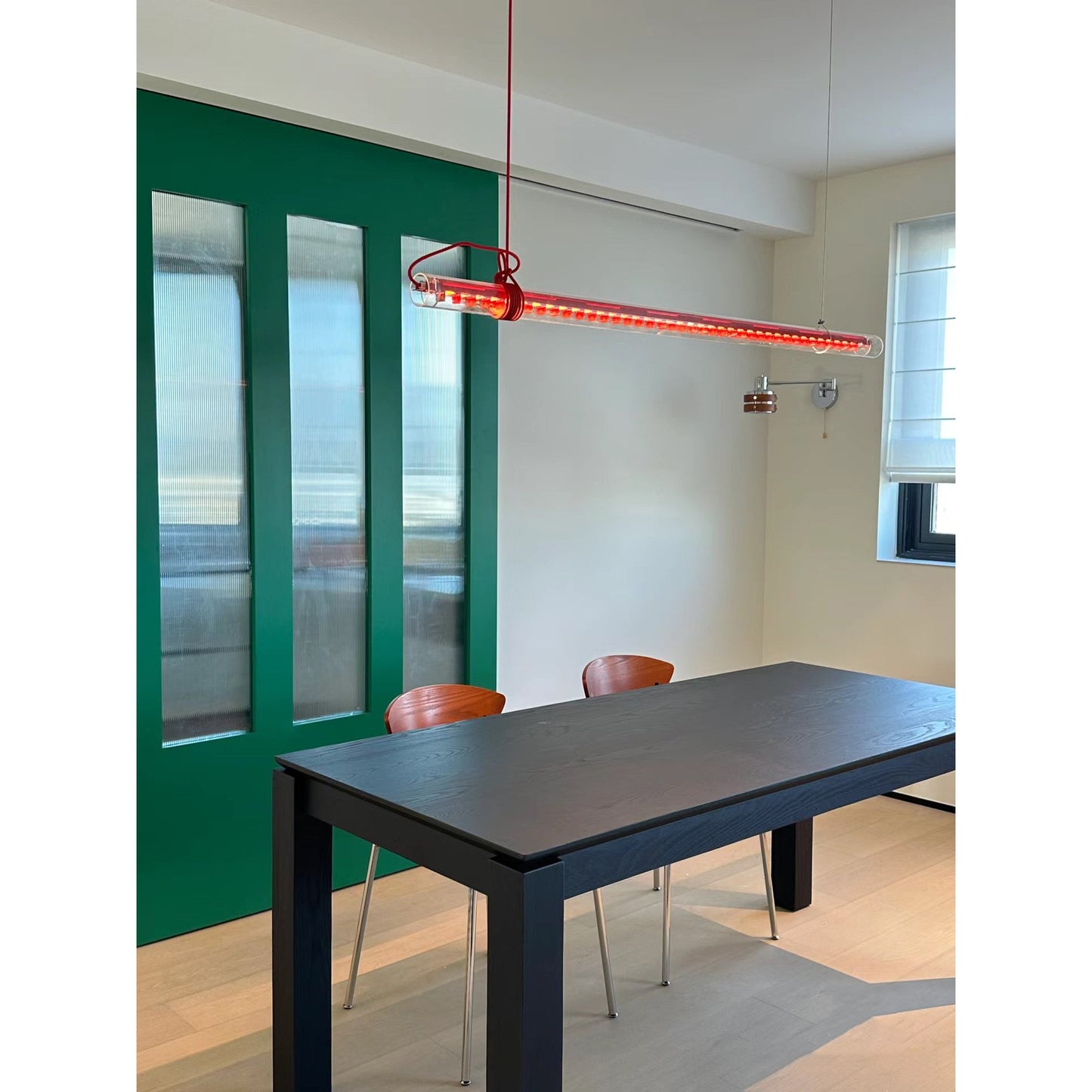 Cata Moderne Minimalisme Lineair LED Glas Licht Hanglamp