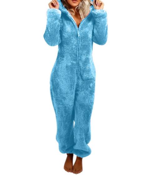 Fleece jumpsuit dames