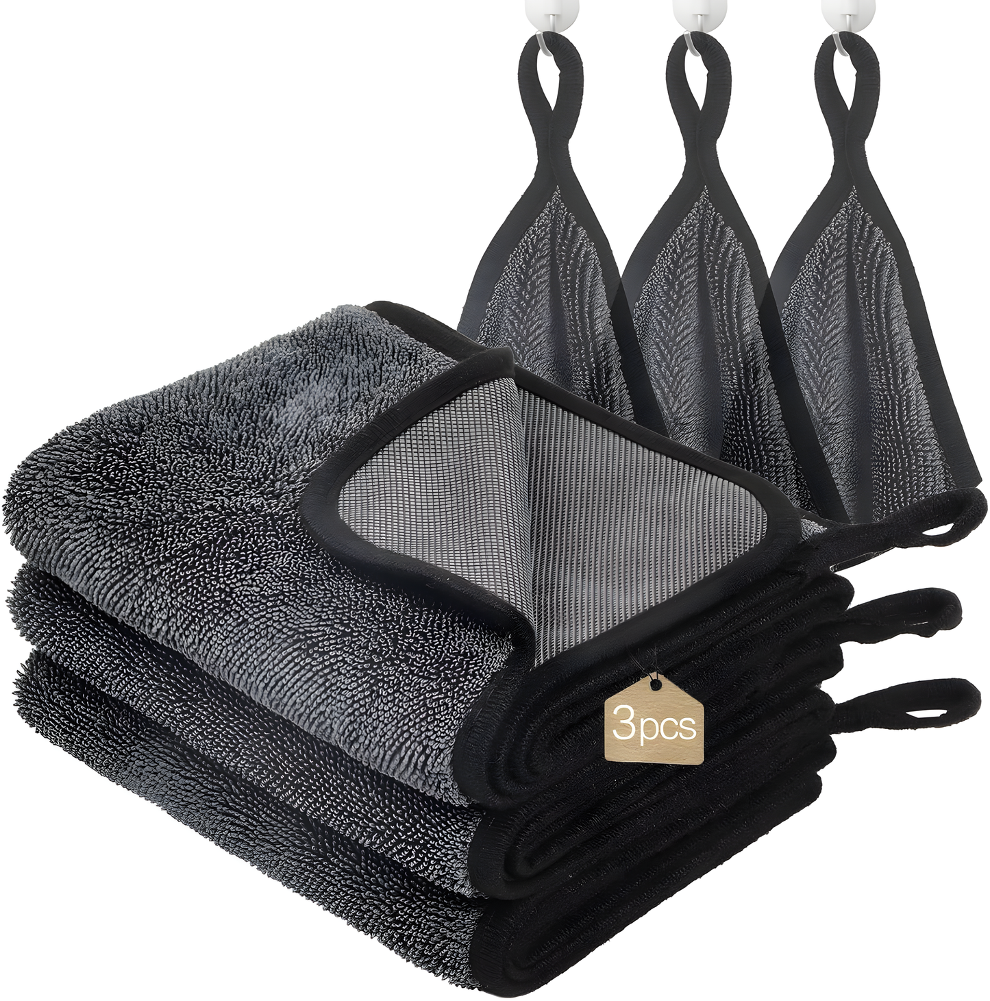 DryLuxe Microvezeldoek | Ultra-absorberende droogdoek voor auto, badkamer en keuke