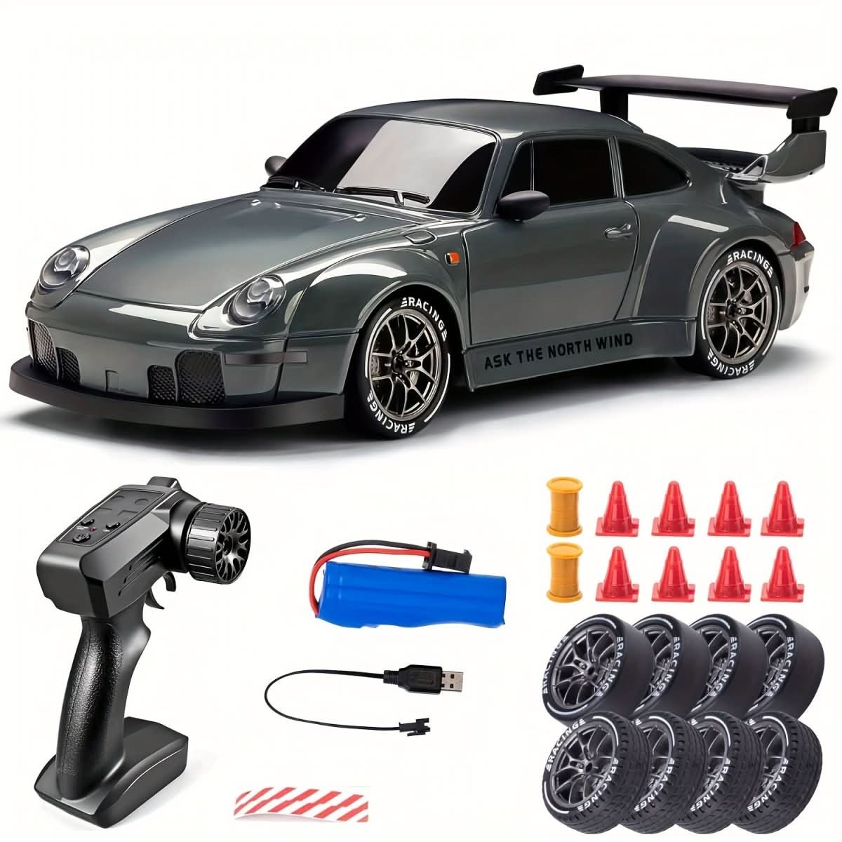 Driftracer – Radiografisch Auto Voor LED Drift En Vierwielaandrijving Rijplezier