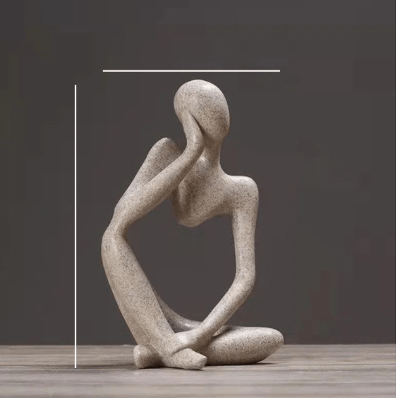 Minimalistische decoratie met abstract patroon