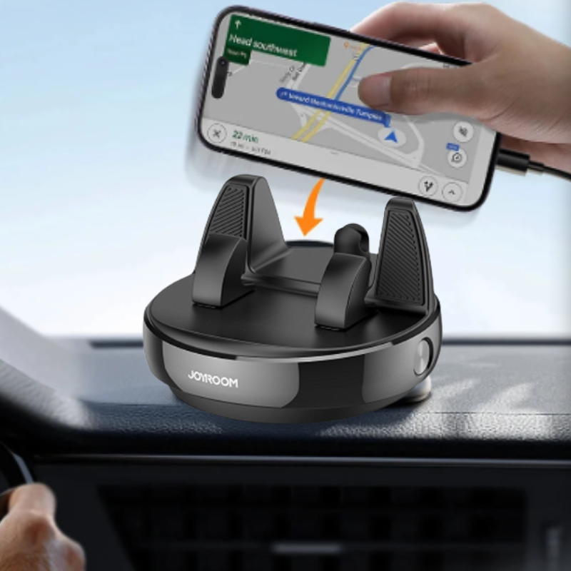 360° RotateX | Verstelbare Telefoonhouder voor Auto Zwart | Vanero