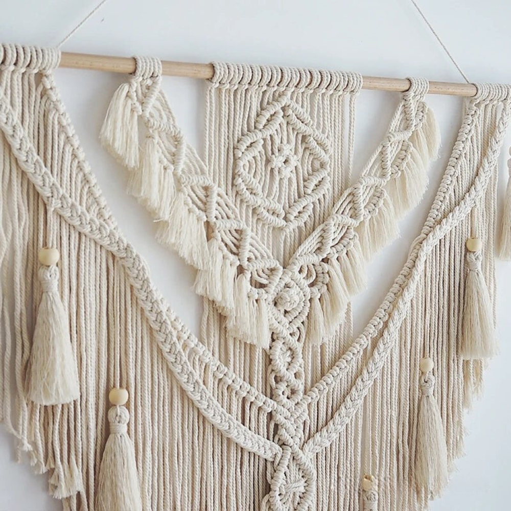 Liora – Macramé Wanddecoratie Scandinavische Boho – Woondecoratie