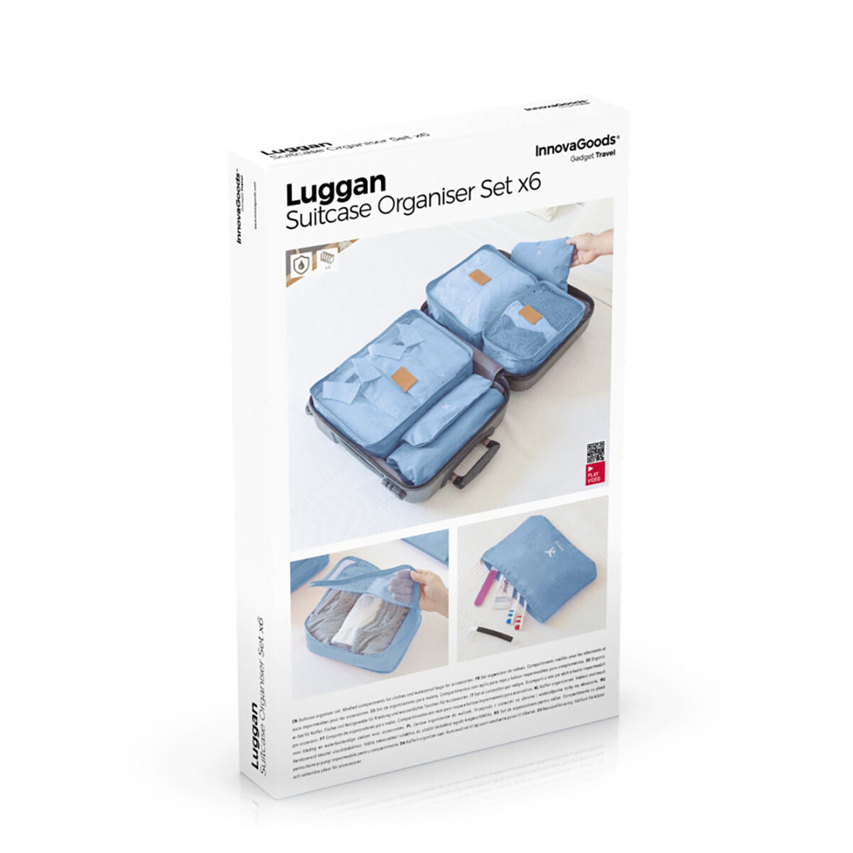 Set opbergtassen voor op reis | Bagage organizers voor kleding en schoenen