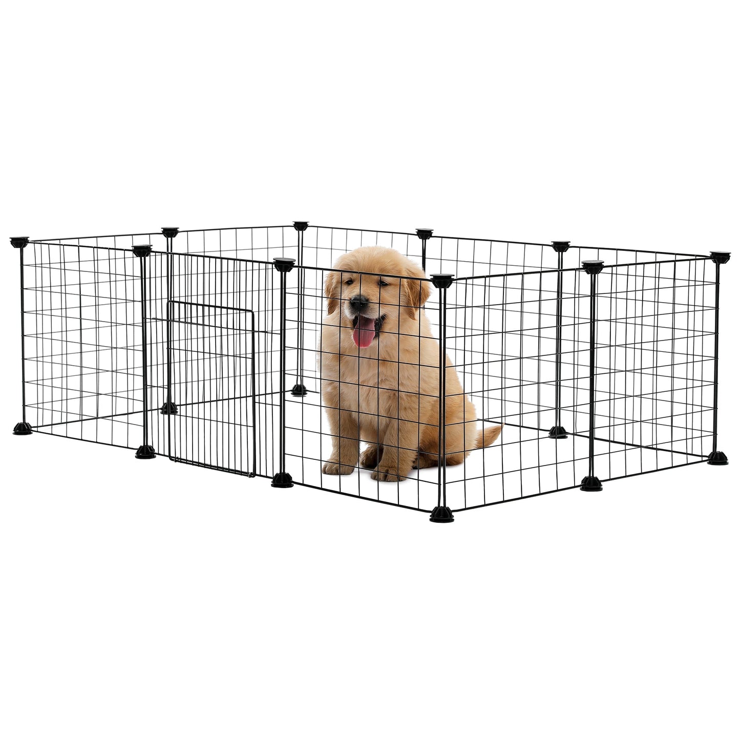 Gemakkelijk opvouwbare hondenkooi | Ruimtebesparend en zonder gereedschap te monteren Handige en betrouwbare binnenoplossing voor honden en puppy's.