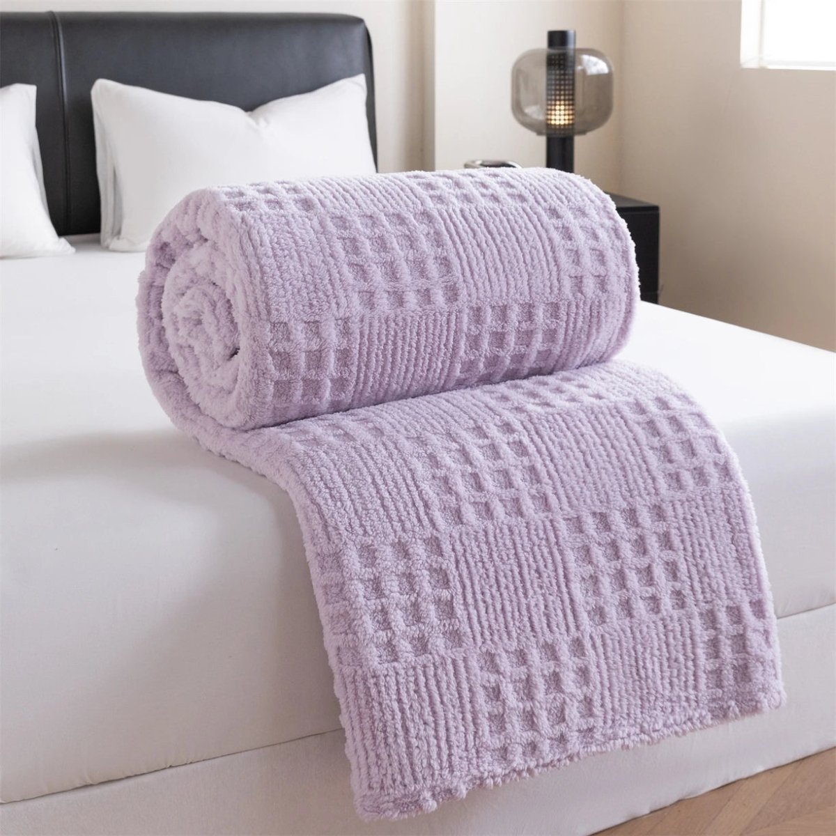 VelvetNest | Luxe Zachte Dikke Jacquard Velours Deken