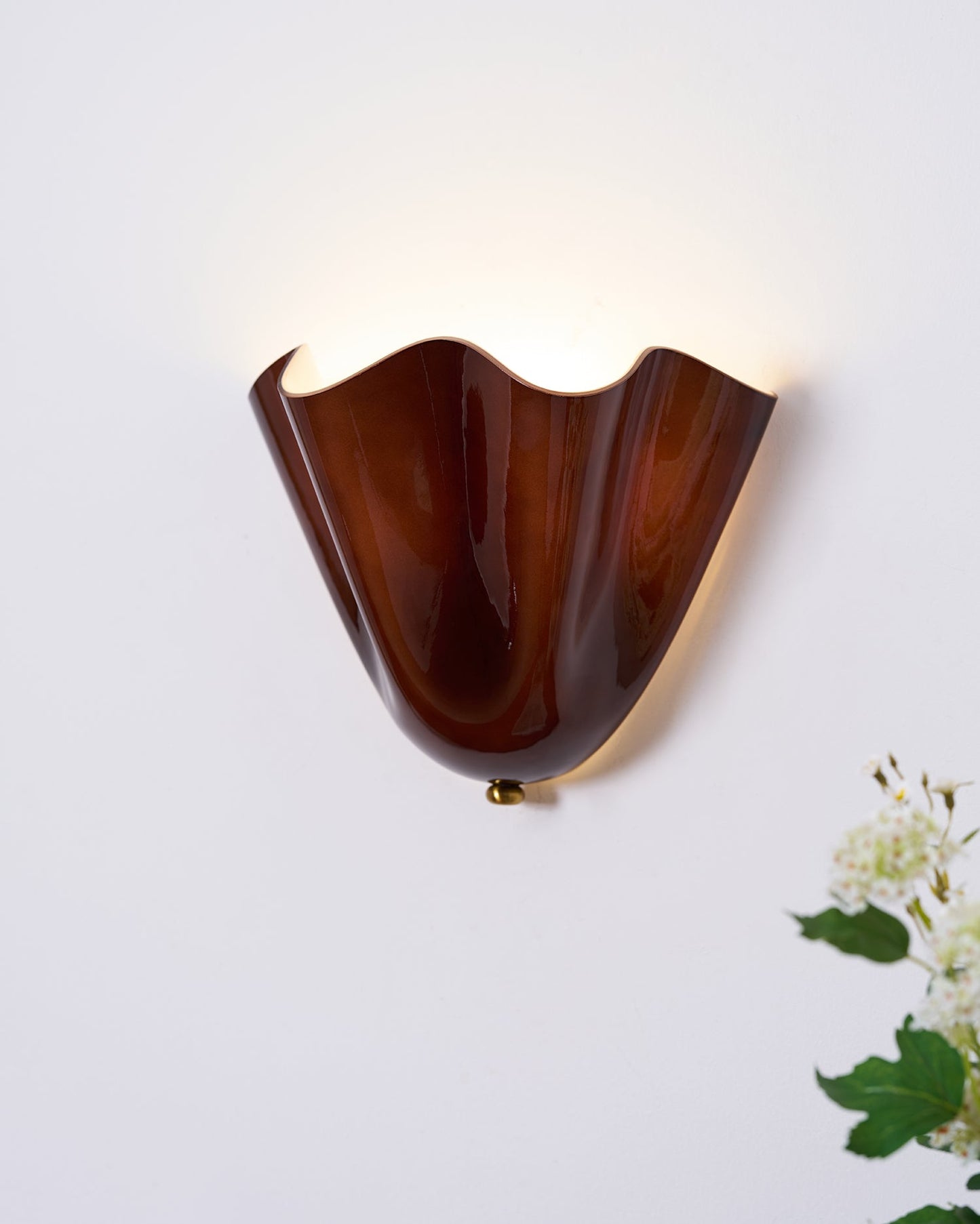 Lustra Wandlamp Elegant met Zachte Lijnen