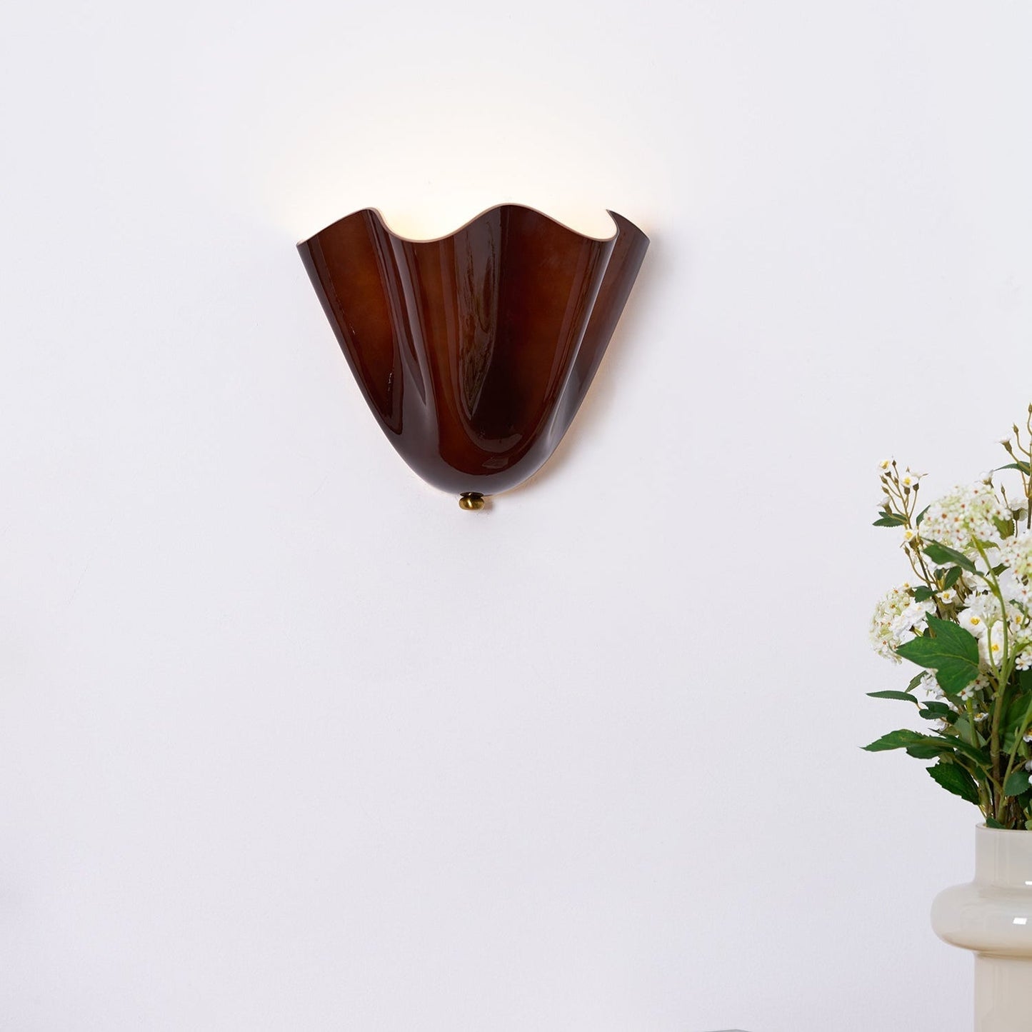 Elegante Wandlamp Elara van Glas