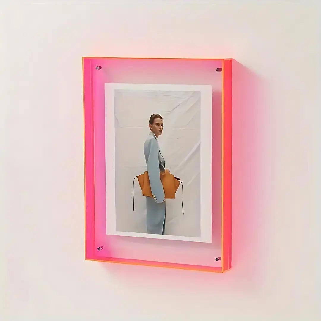 Deryl - Neon Transparante Fotolijst