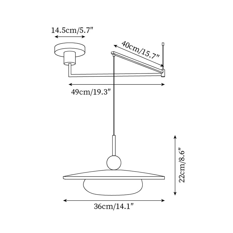 Avione Verstelbare Hanglamp