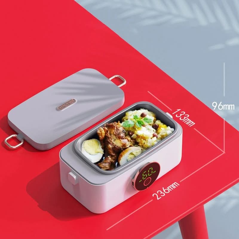 HEATMATE – Draadloze Lunchbox met Accu-Verwarmfunctie