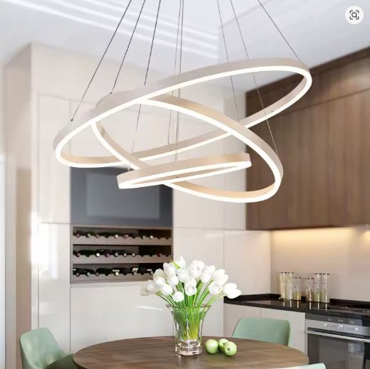 LED hanglamp ontwerp – moderne vorm van 3D-ringen