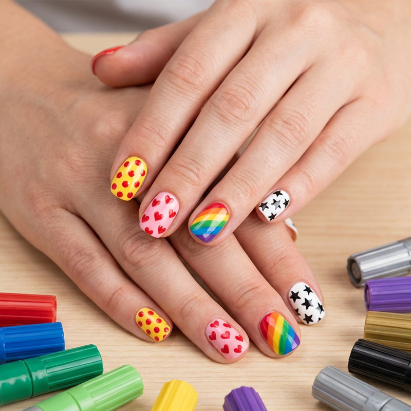 NailArt Glow™ | Dubbelzijdige Nail-Art Marker
