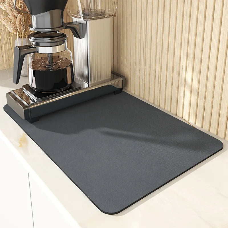 Afvoermat voor de gootsteen | Onderlegger voor koffiezetapparaat | Antislipmat keuken | ReinVlak