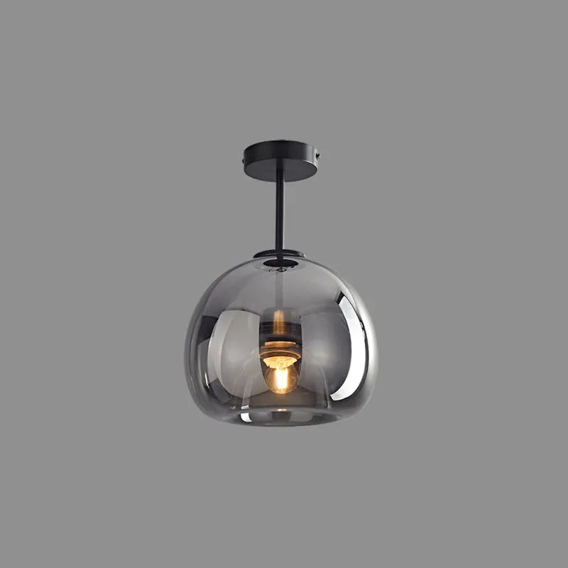 Rhea Glazen Semi-Flush Mount Plafondlamp/Hanglamp