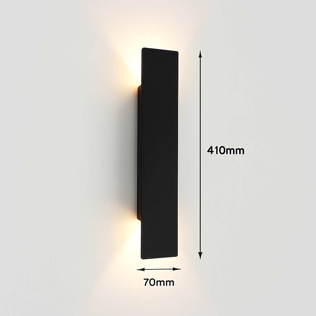 Wandlamp aluminium huis gang