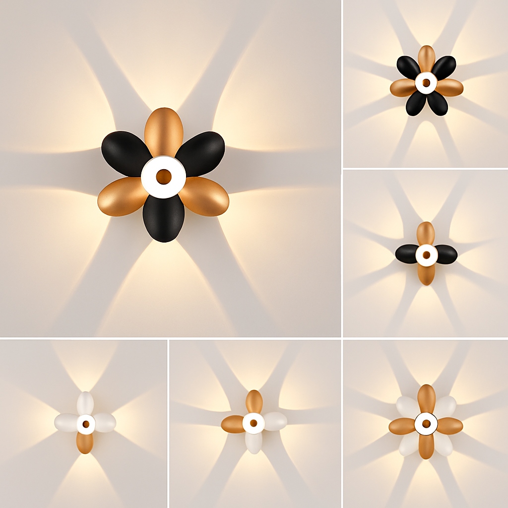Moderne LED wandlamp voor binnen