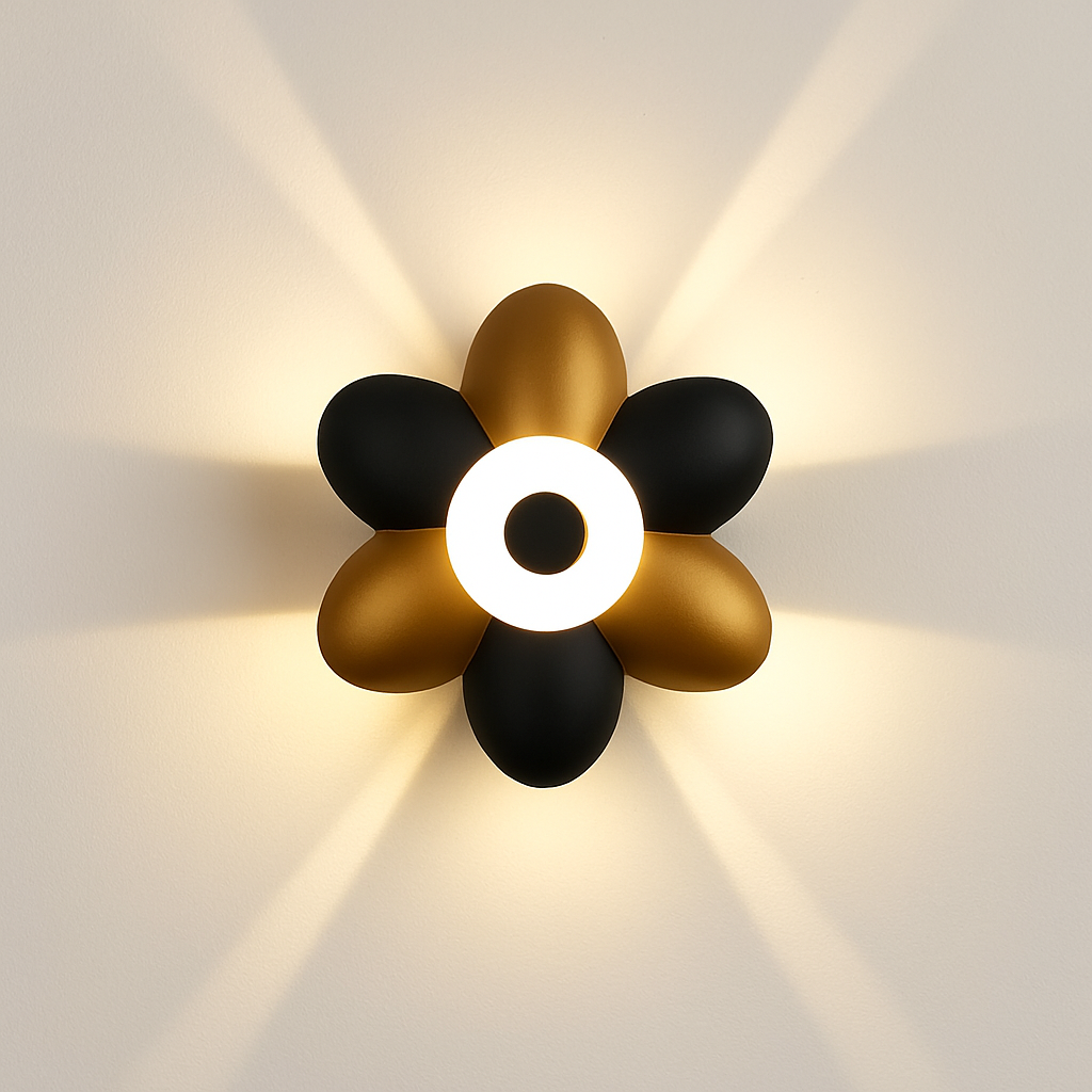 Moderne LED wandlamp voor binnen