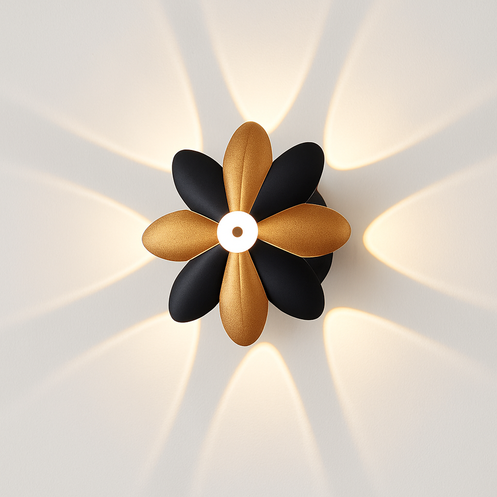 Moderne LED wandlamp voor binnen