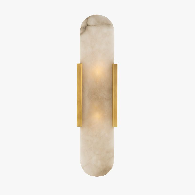 Design LED wandlamp in afgerond marmer stijl Shining