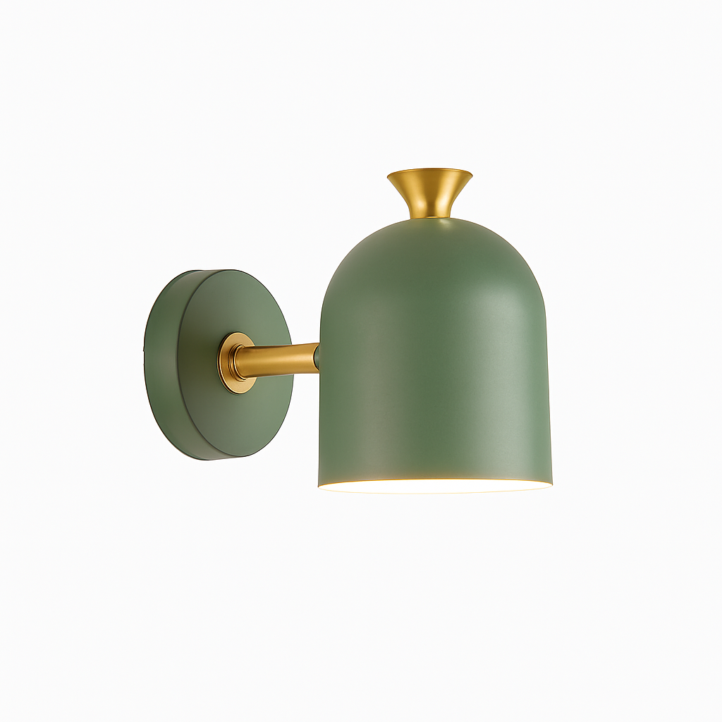 Wandlamp LED met ronde verstelbare kap in Deco kleur