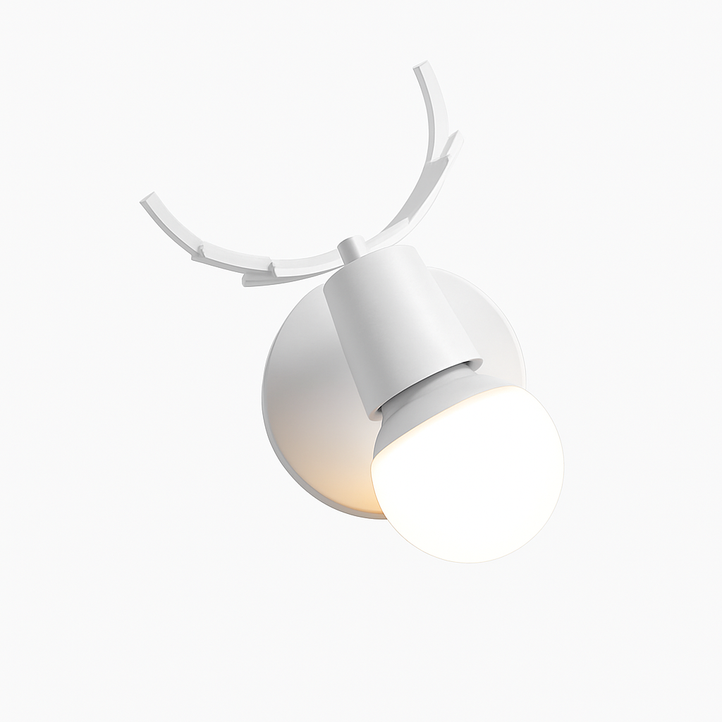 LED wandlamp in de vorm van een hert van hout Novelty