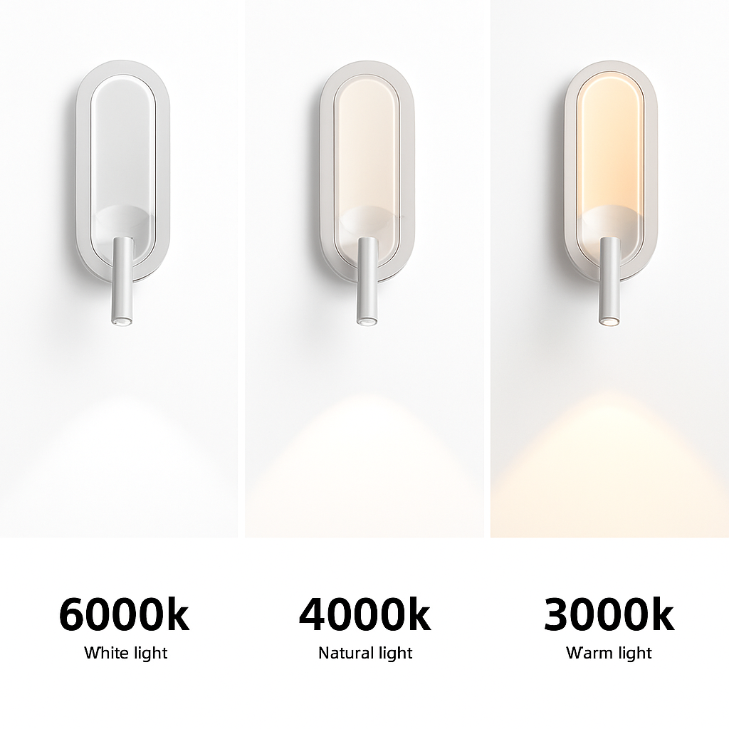 LED Wandlamp Leeslamp voor Slaapkamer Hotel Hoofdbord Nacht Boeklamp Rotatie Nachtkastje met Binnen LED Boeklicht 90-260V