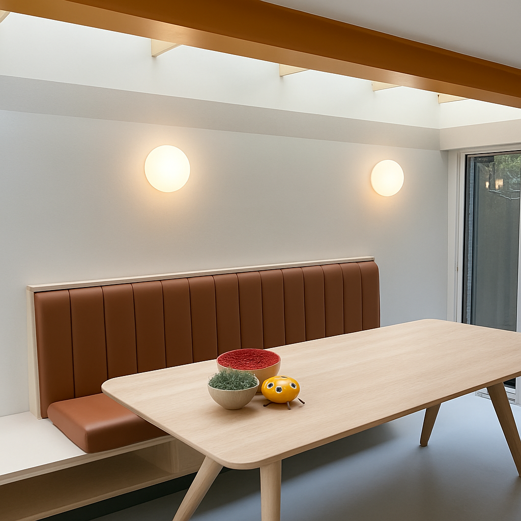 moderne wandlamp van wit glas voor diverse ruimtes