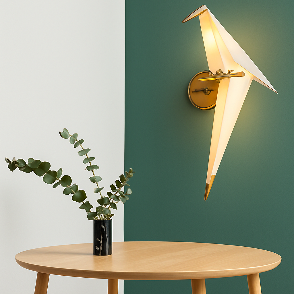 Moderne wandlamp design vogel Bird