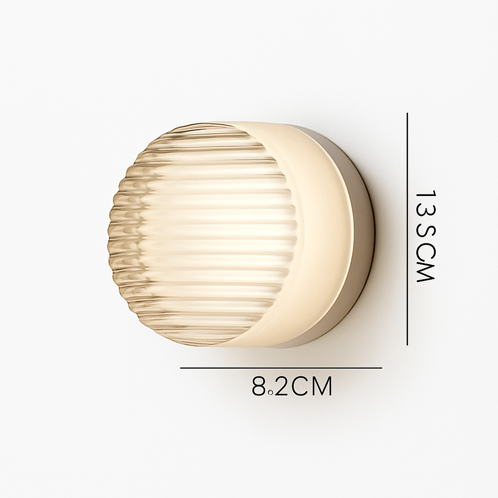 Moderne ronde wandlamp LED glas wandlamp woonkamer gang slaapkamer badkamer huisdecoratie binnenverlichting