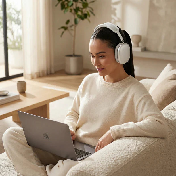Over-Ear Noise Cancelling Hoofdtelefoon met Bluetooth & Geluidsisolatie (ANC)