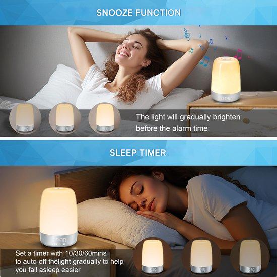 Skanto | Aurora Wake-Up Light met Natuurlijke Geluiden