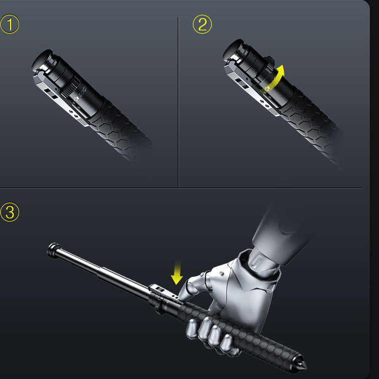 Automatische Zelfverdedigings Wandelstok voor Stedelijke Veiligheid