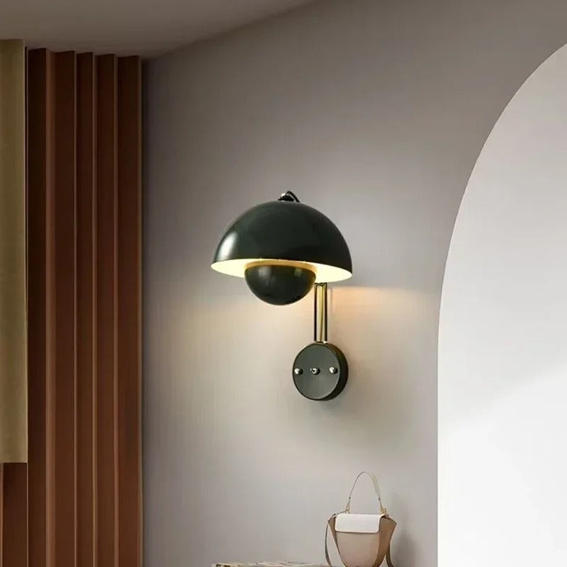 MushroomGlow - Elegante wandlamp voor een betoverend interieur