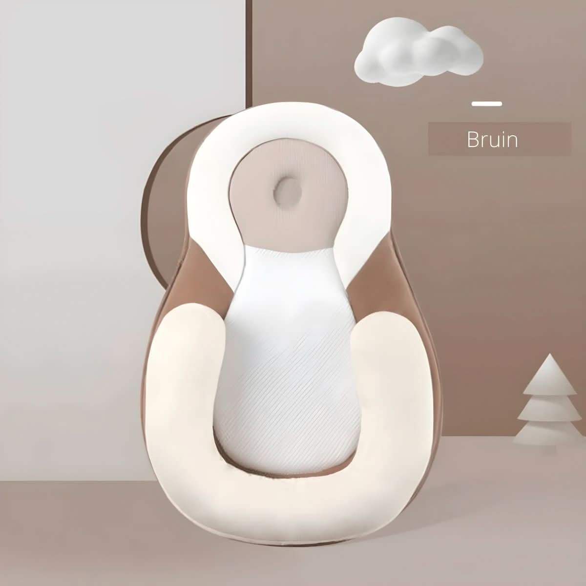 NestleNap Baby Kussen – Ergonomisch Babykussen Voor Veilige & Vlakke Slaap