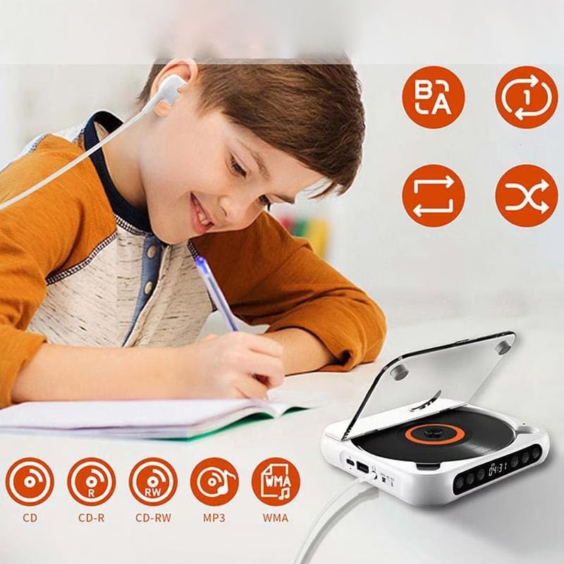 Draagbare CD-speler - Bluetooth | Hi-Fi Geluid | Meerdere Kleuren