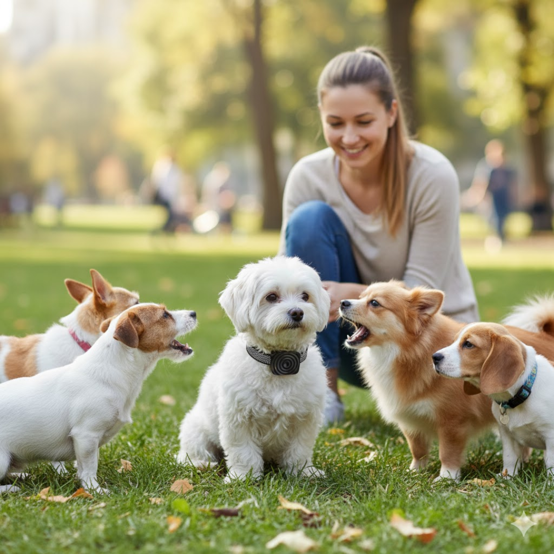 BarkEase | Trainingshalsband Blid voor Kleine Honden