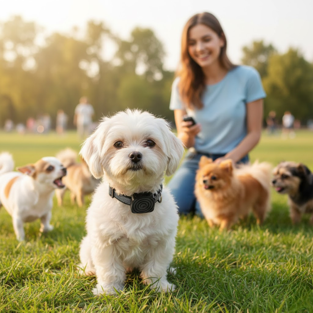 BarkEase | Trainingshalsband Blid voor Kleine Honden