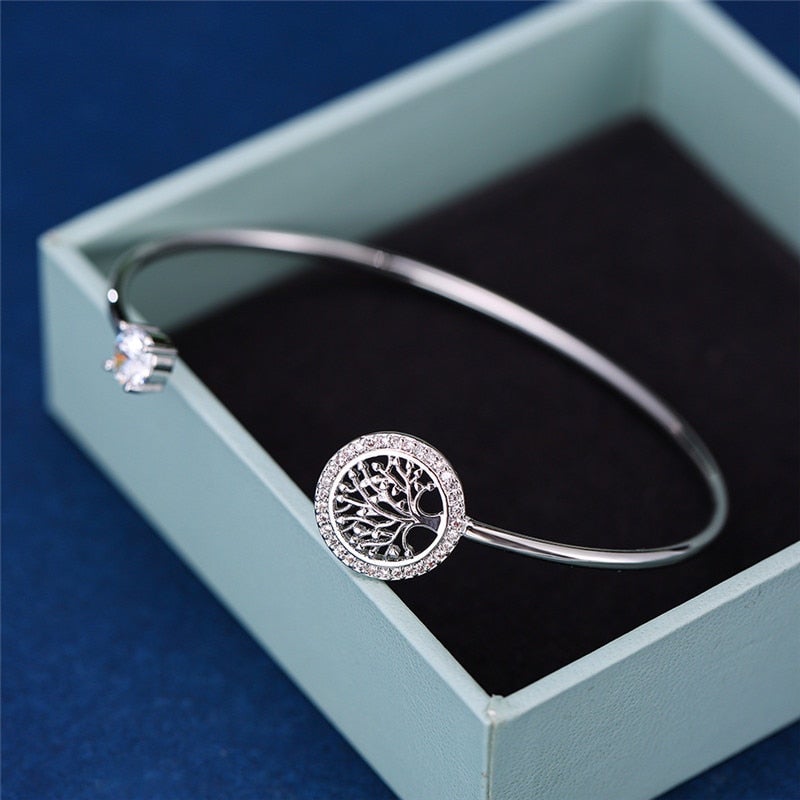 Klassiek verstelbaar armband met de boom des levens – Gaia