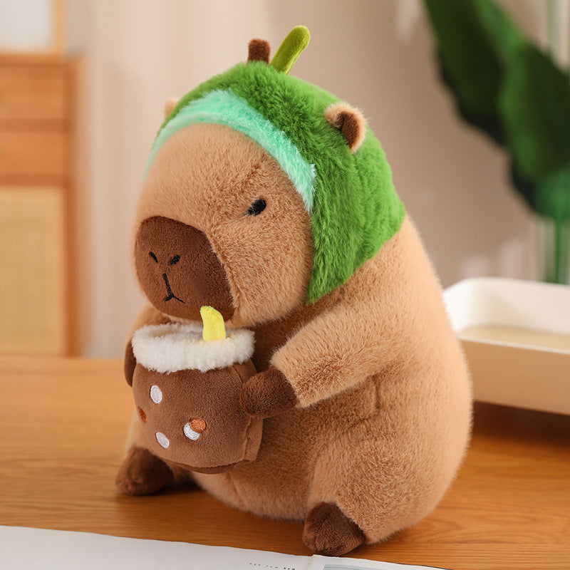 CuddleCapy Knuffelpop Pluche | Capibara & Konijn Ontwerp | Zacht Knuffeldier in Verschillende Stijlen & Maten