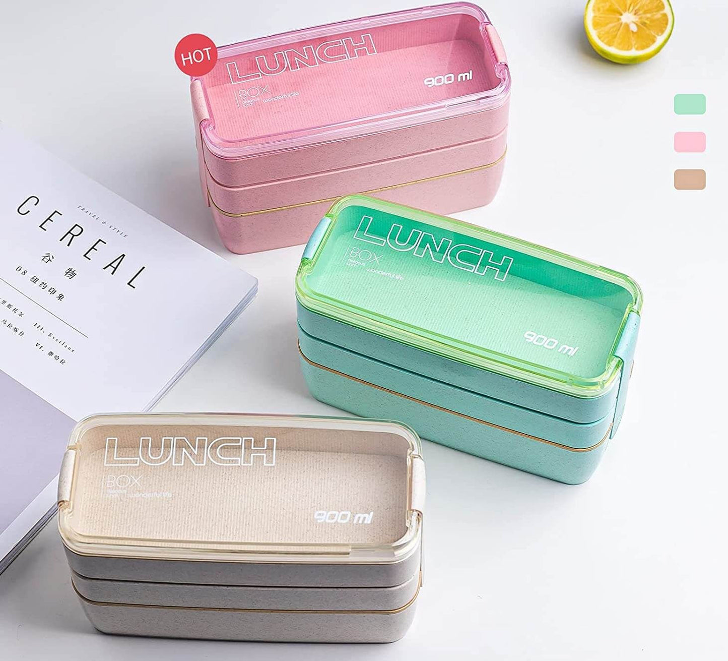 3-laags Bento-doos