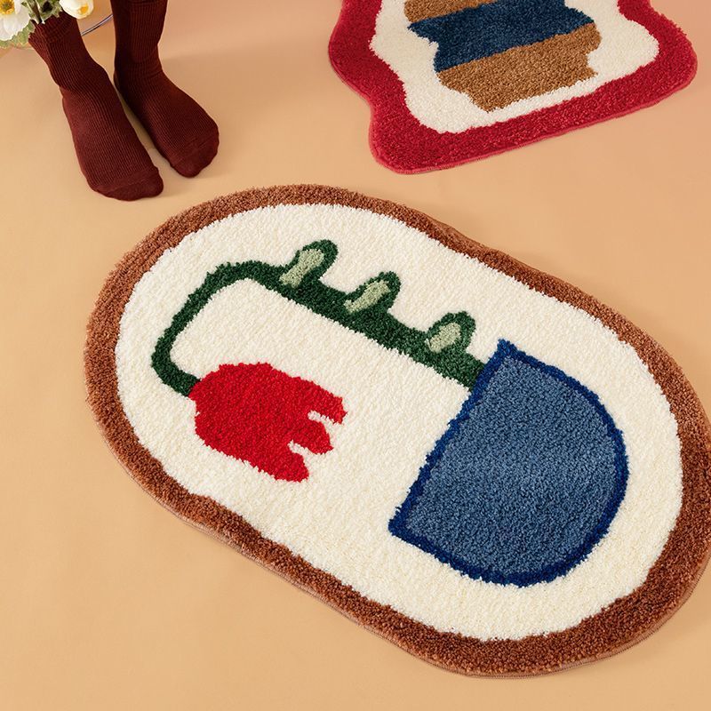 Bloemen Comfort Badmat | Duurzaam en gemakkelijk schoon te maken, ideaal voor het creëren van een gezellig badkamergevoel
