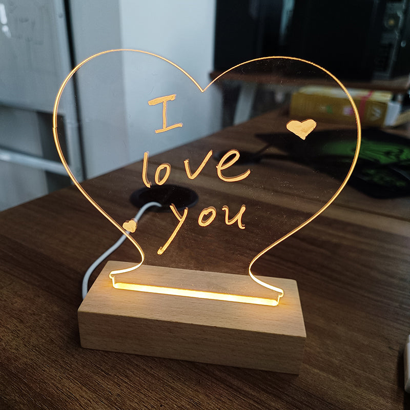 BrightNote | Gezellig nachtlampje met creatief bord